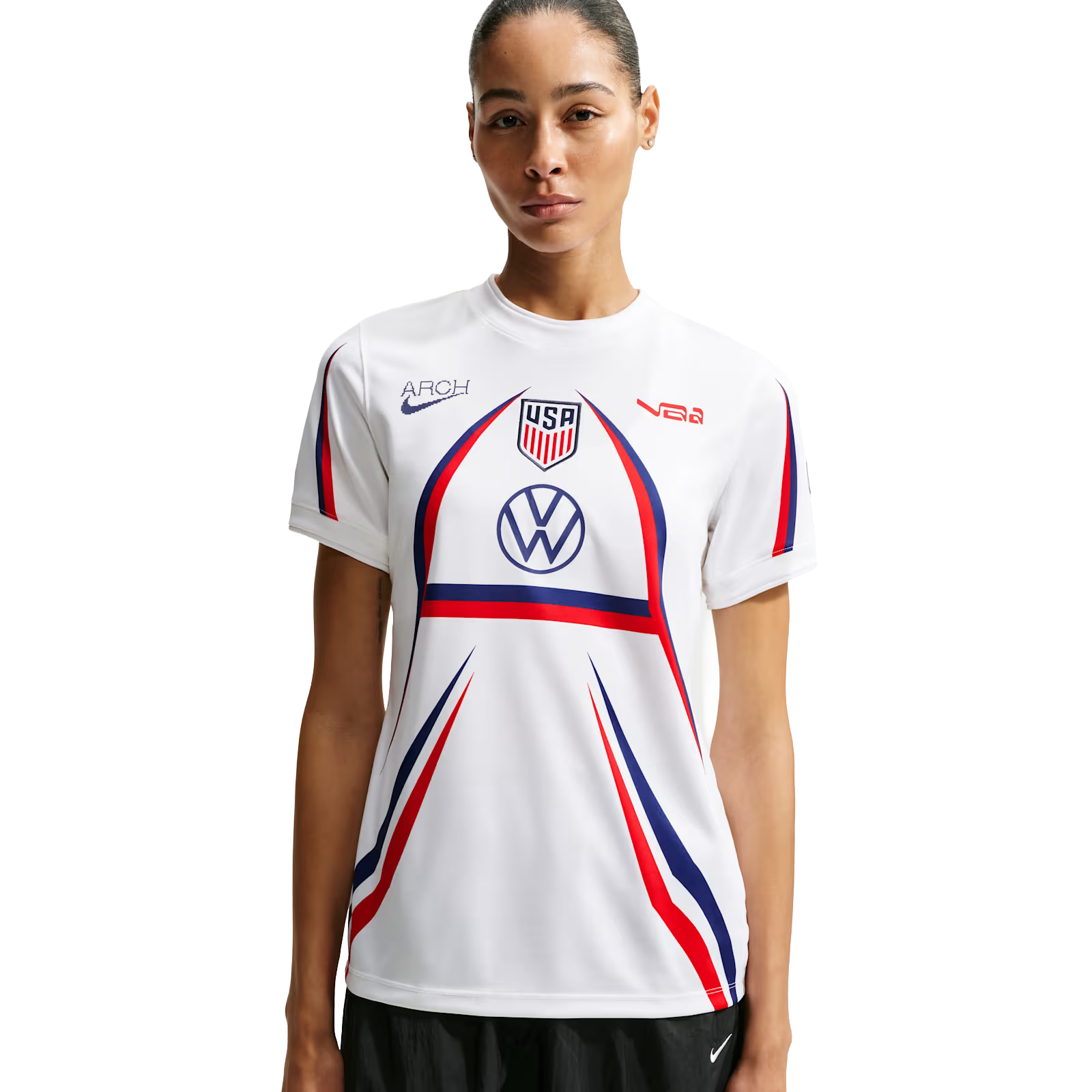 アルヒラル　17-18　60周年　ユニフォーム　XXL　NIKE　ナイキ　サード Nike x V.A.A. x USA Women's Short-Sleeve Soccer Top – Canary Yellow