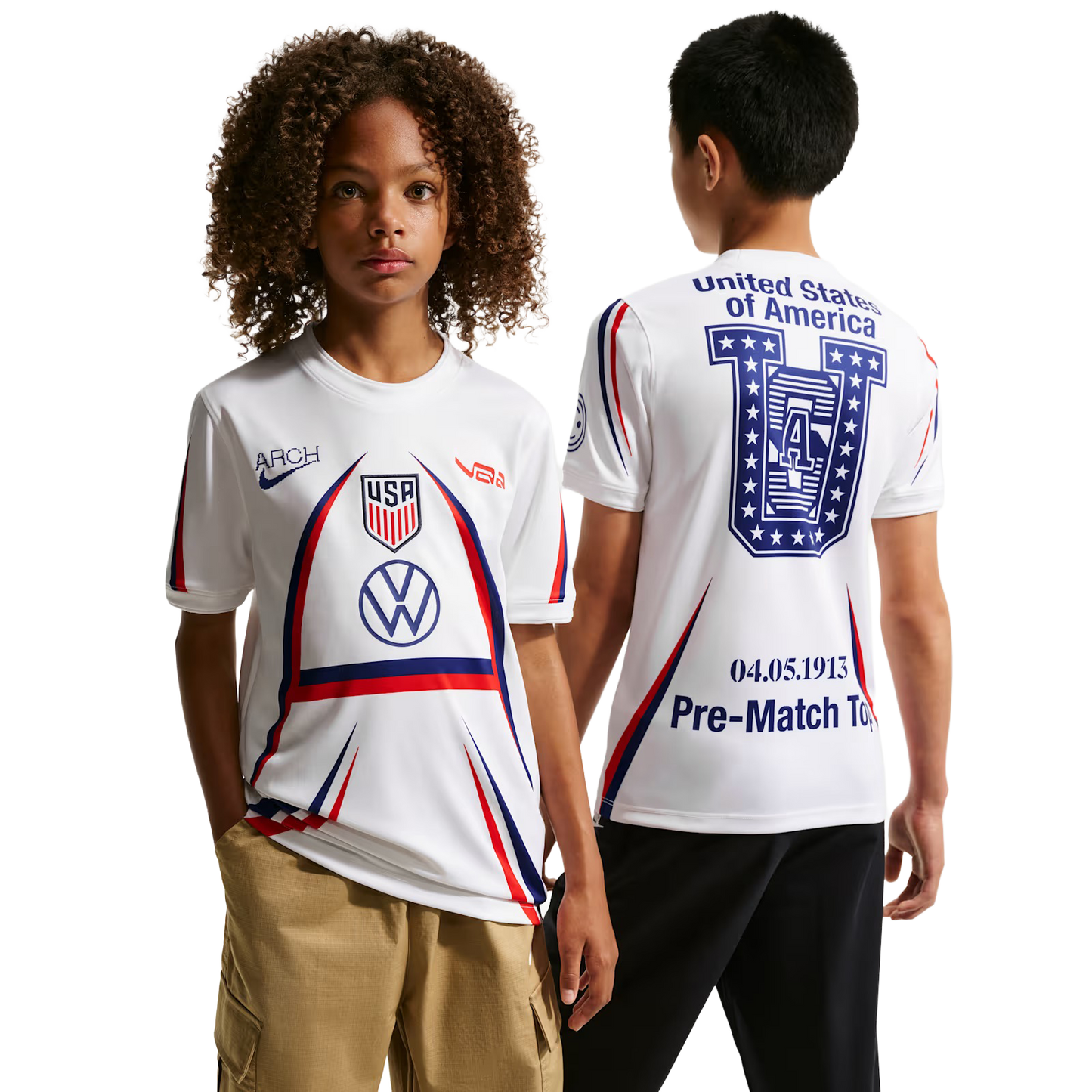 Nike x V.A.A. x USA Big Kids' Short-Sleeve Soccer Top – Canary Yellow Nike x V.A.A. x USA Big Kids' Short-Sleeve Soccer Top – Canary Yellow