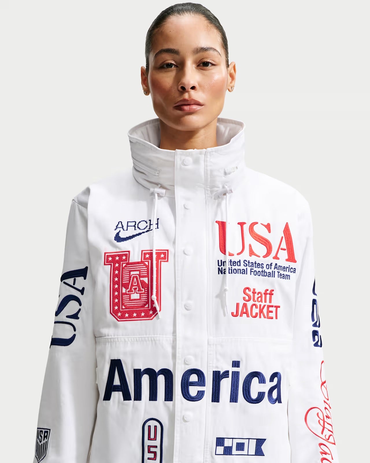 Nike x V.A.A. x USA Woven Staff Jacket – Canary Yellow