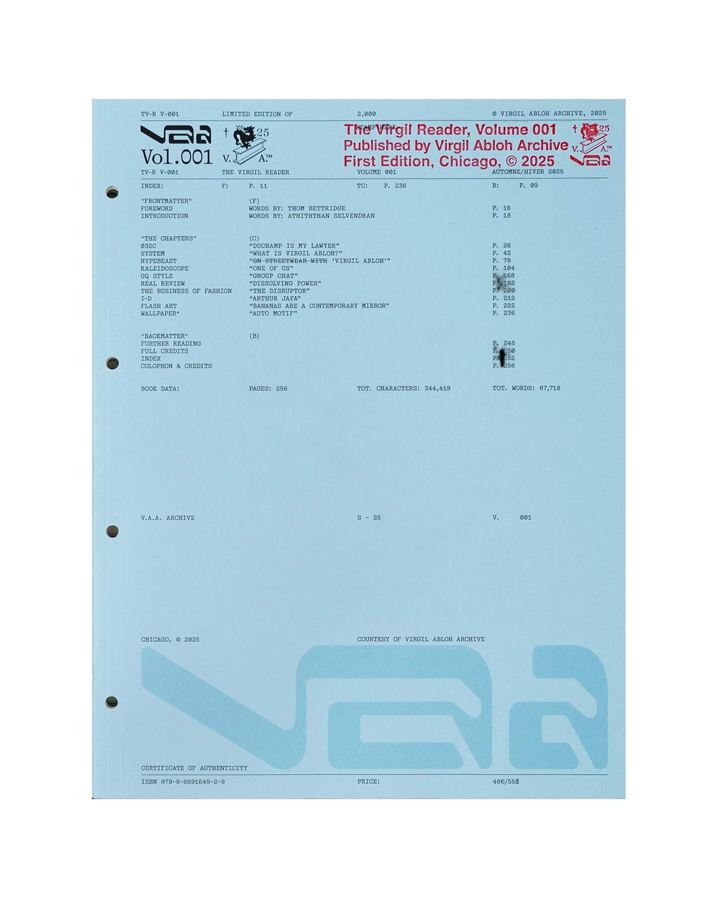 The Virgil Reader, Volume 001