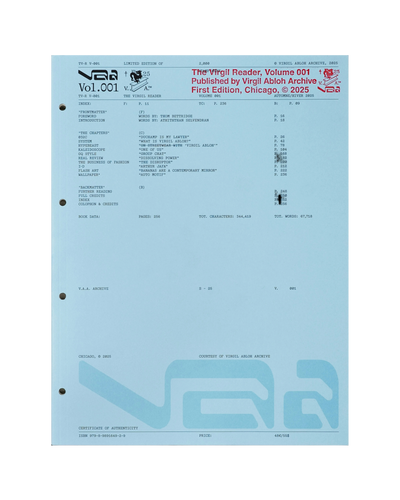 The Virgil Reader, Volume 001