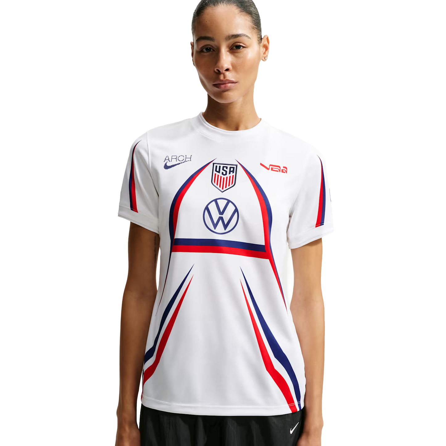 Nike x V.A.A. x USA Women's Short-Sleeve Soccer Top – Canary Yellow Nike x V.A.A. x USA Women's Short-Sleeve Soccer Top – Canary Yellow